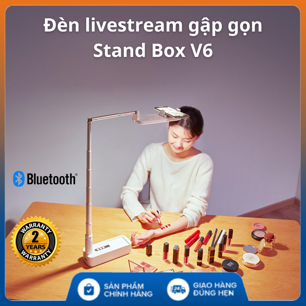 Đèn LiveStream Bán Hàng Đa Năng Gấp Gọn Standbox V6