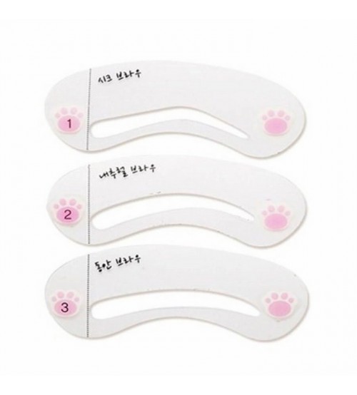 COMBO 3 Set 3 khuôn kẻ chân mày mini