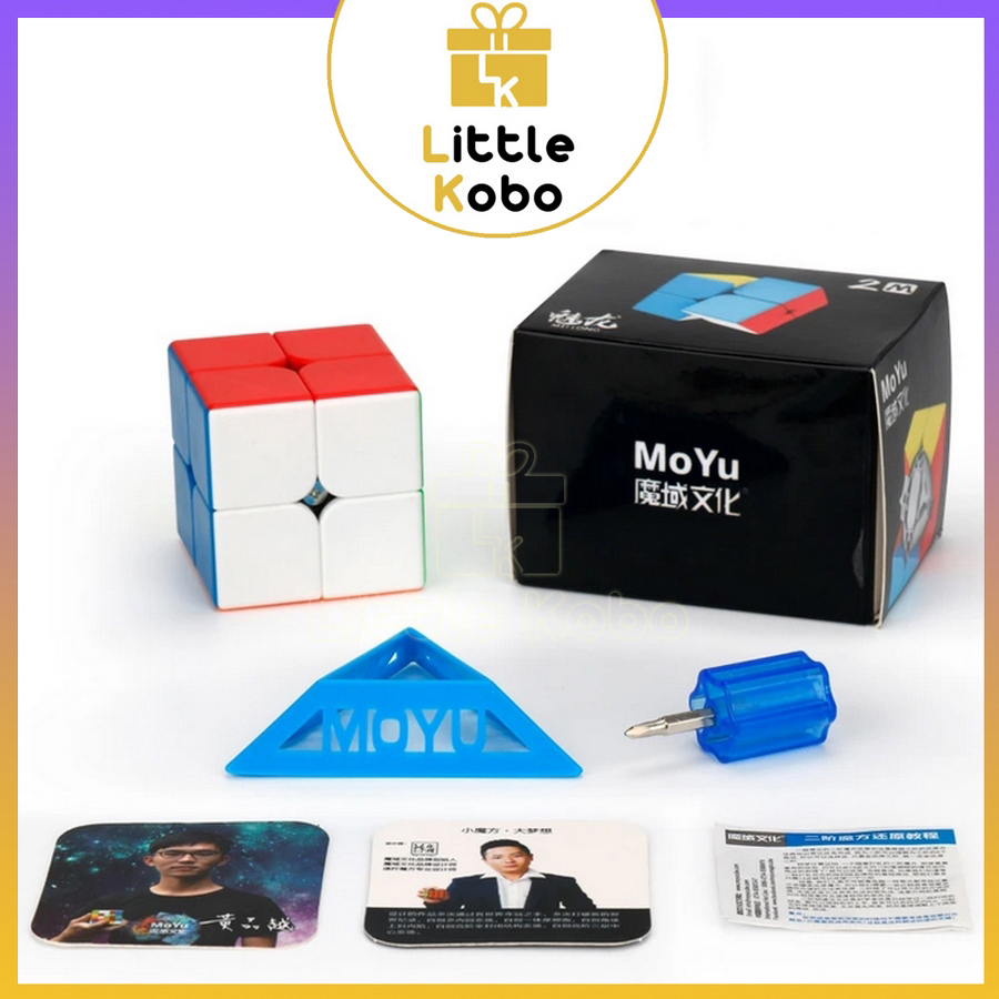 Rubik 2x2 MoYu MeiLong 2M M Series Rubic 2 Tầng Nam Châm Stickerless Đồ Chơi Trí Tuệ Trẻ Em Phát Triển Tư Duy Thông Minh