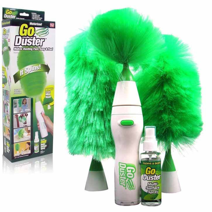 Chổi quét bụi thôi minh, chổi lông quét bụi tĩnh điện tự động xoay 360 độ, cán dài và có thể rút gọn gàng - Chổi quét bụi tích điện đa năng, cây chổi lông quét bụi, chổi quét mạng nhện, chổi quét bàn thờ