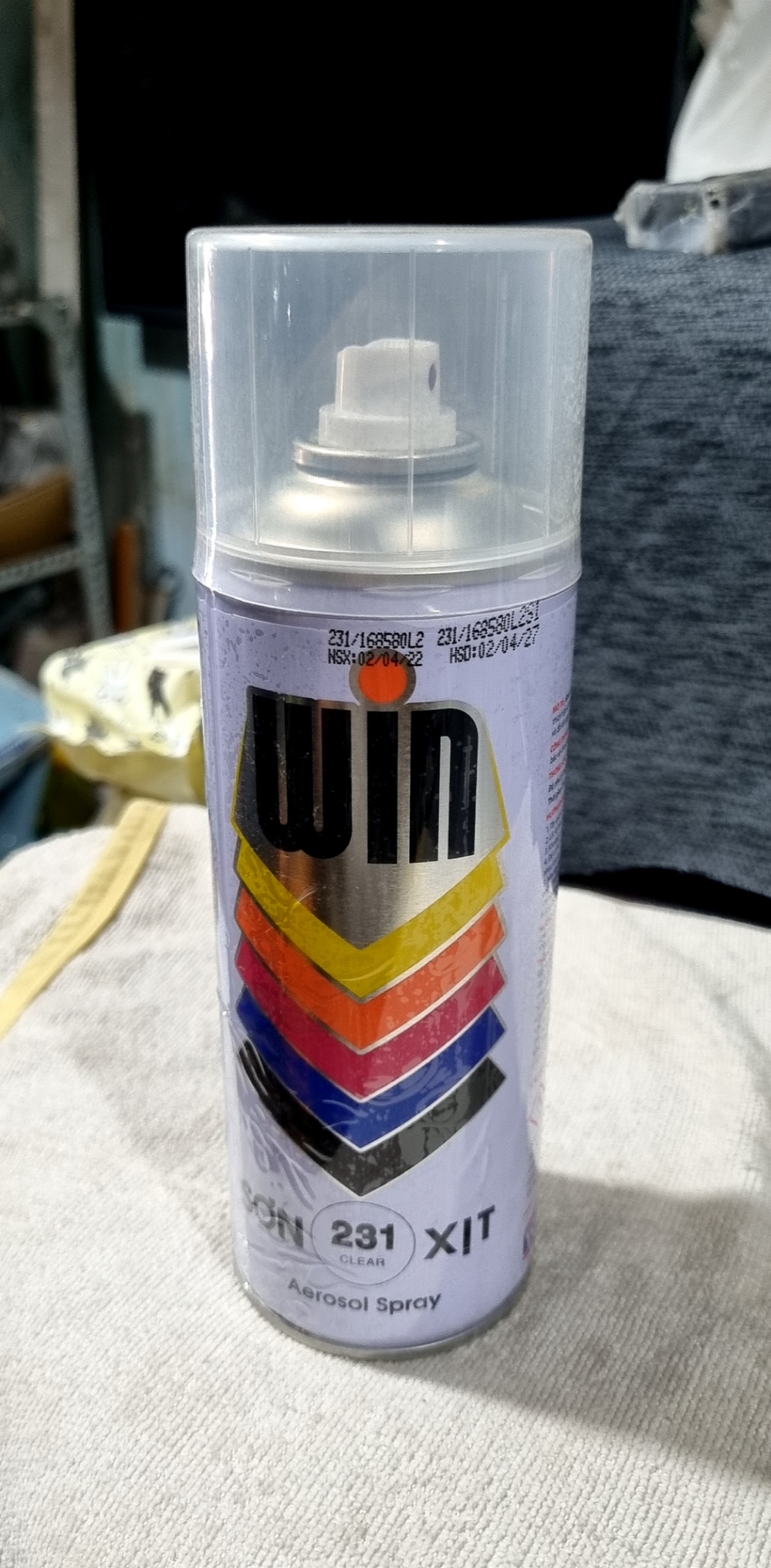 Sơn xịt bóng A231 WIN ( 400 ml ) ( trong suốt)