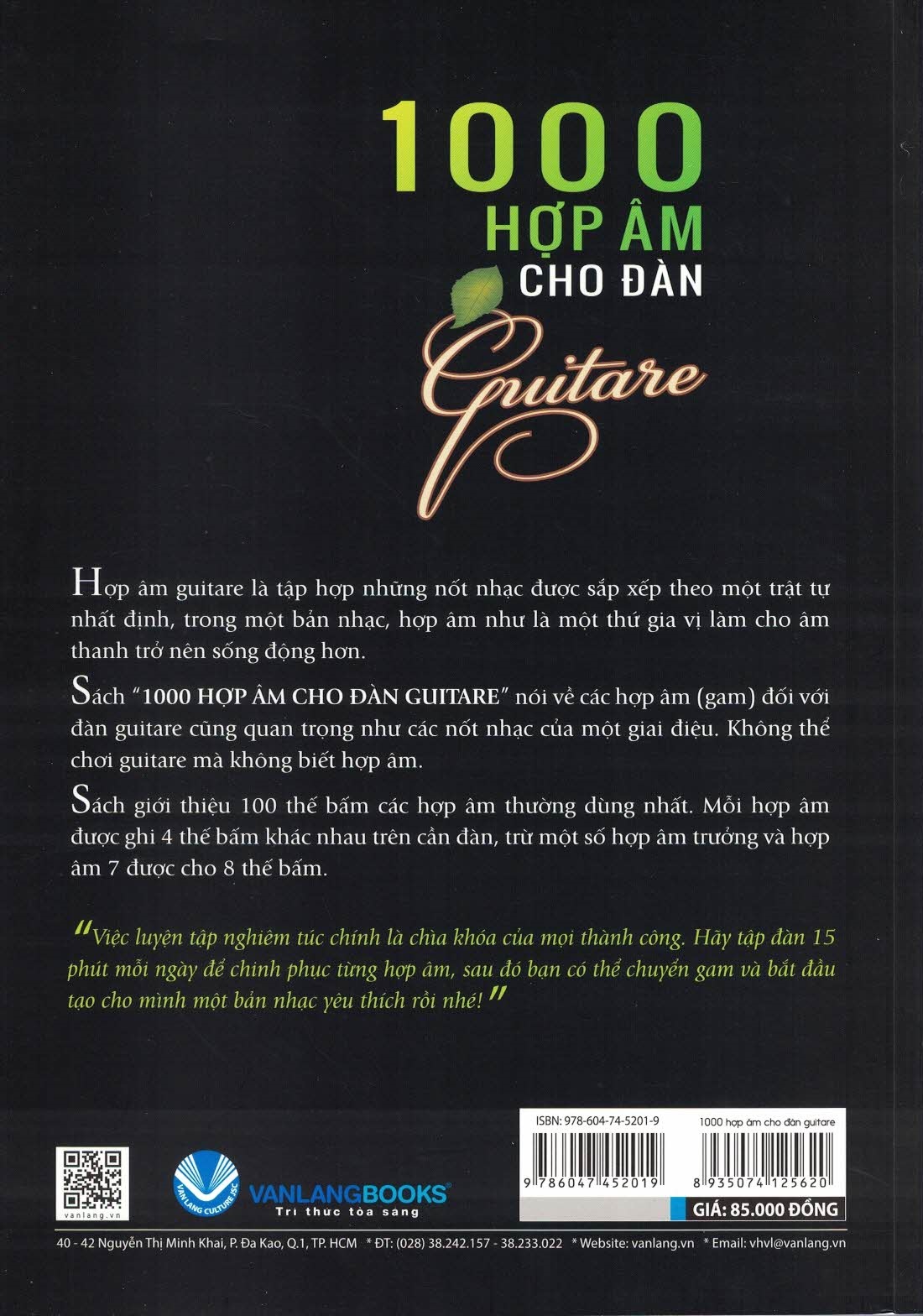 1000 Hợp âm cho đàn Guitare