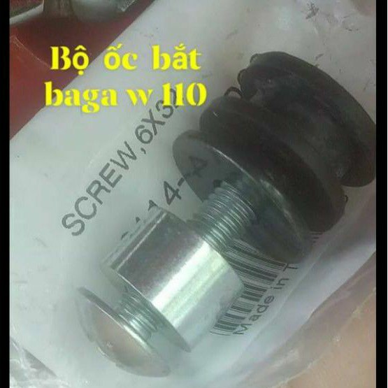 Bộ ốc đệm bắt baga xe WAVE thái 110 zin chính hãng