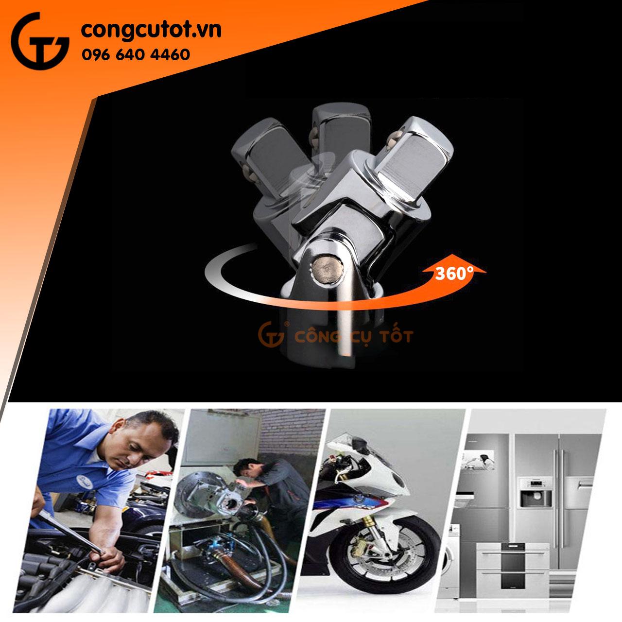 Đầu nối khẩu lắc léo size tùy chọn
