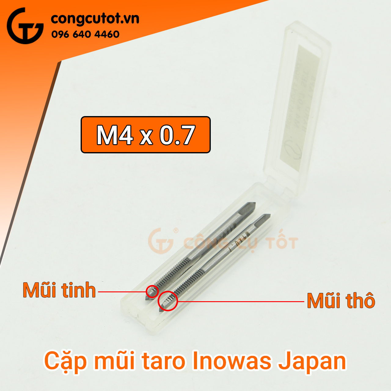 Taro tạo ren Inowas các cỡ 4-20L