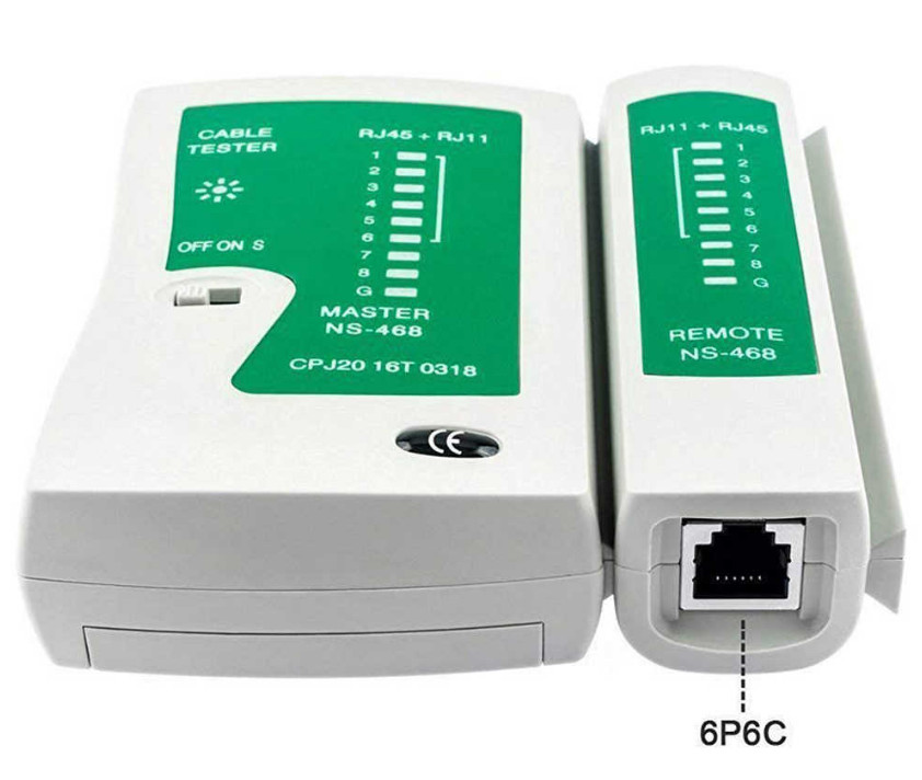 Test cable mạng RJ45-RJ11, hộp test cáp mạng