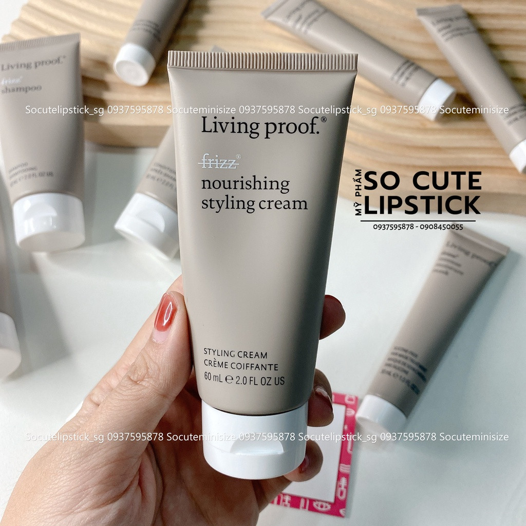 Dầu gội - dầu xả phục hồi tóc rối, xơ cứng, nhờn rít living proof no frizz 60ml