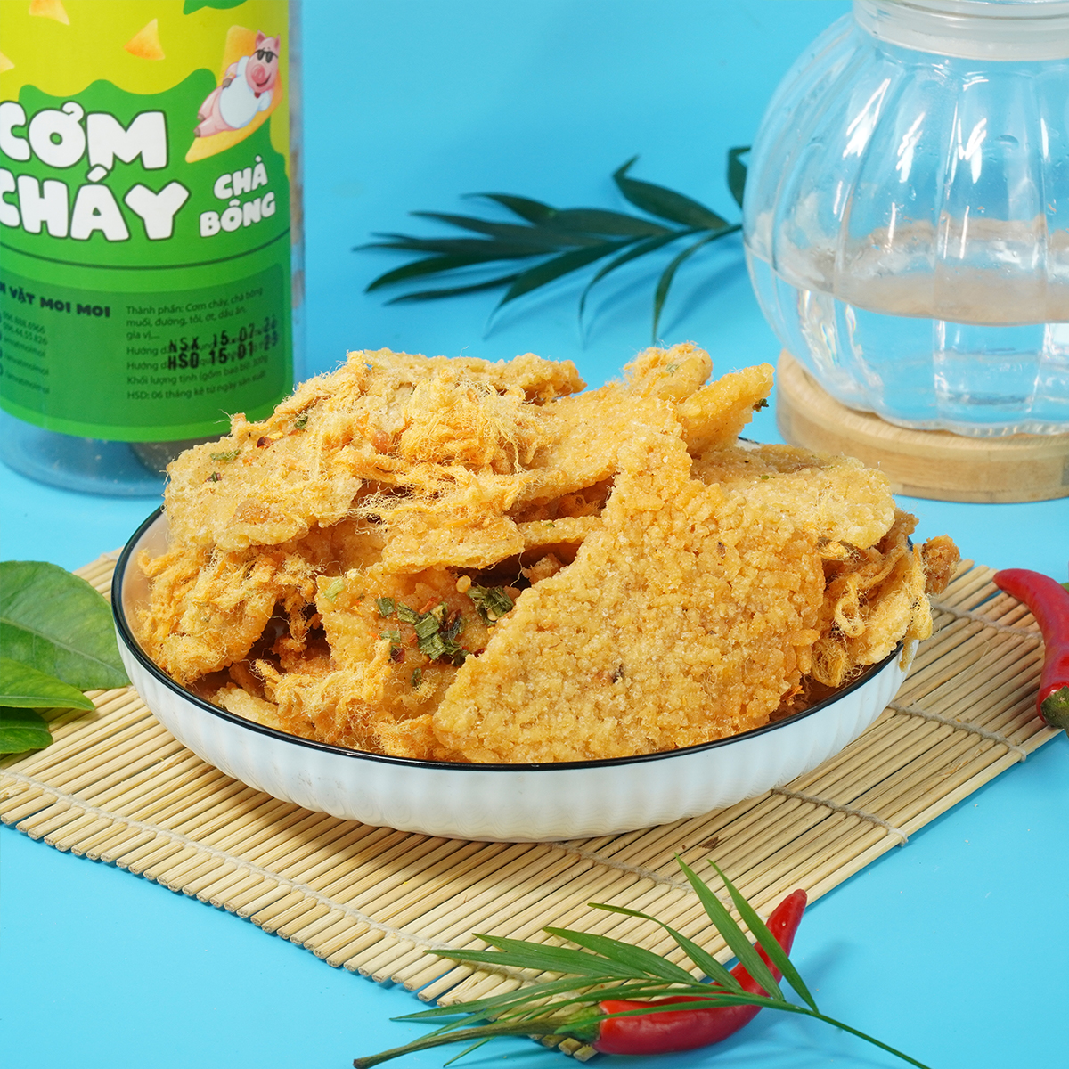 Cơm cháy chà bông 300g - Đồ ăn vặt MoiMoi