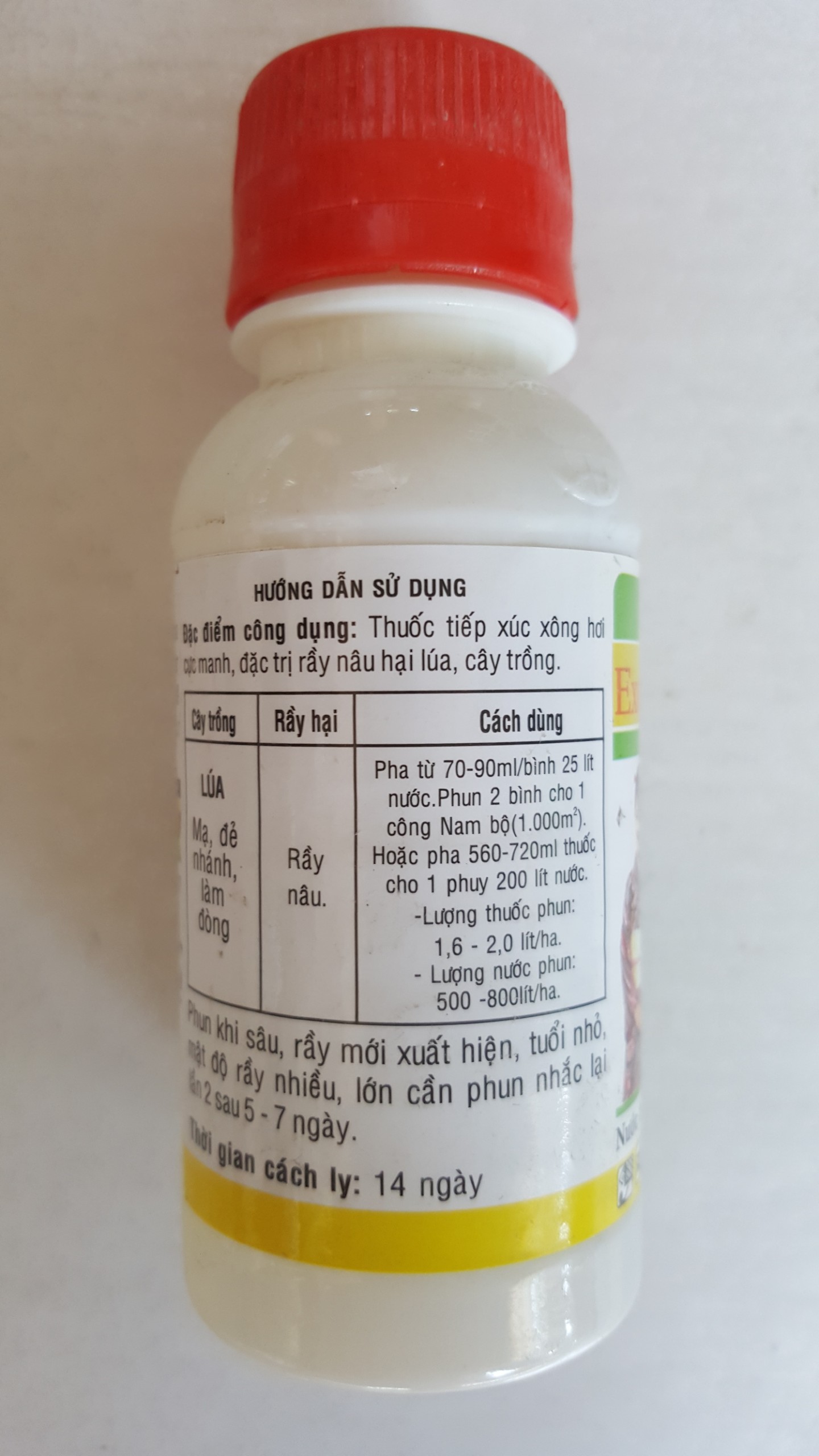 THUỐC ĐẶC TRỪ RẦY BASA 50EC - Chai 100ml