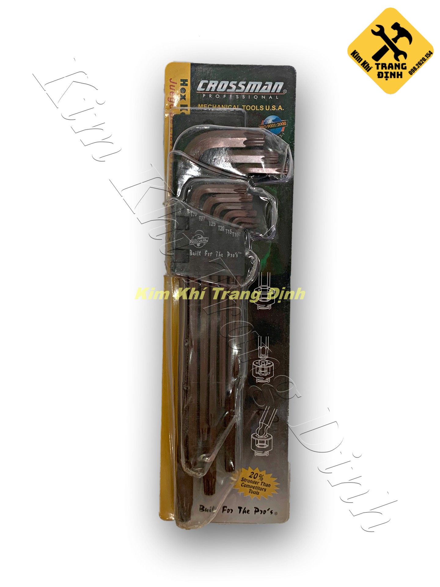 Bộ Lục Giác Đầu Bông / Đầu Bi CROSSMAN ( 9 CÁI )
