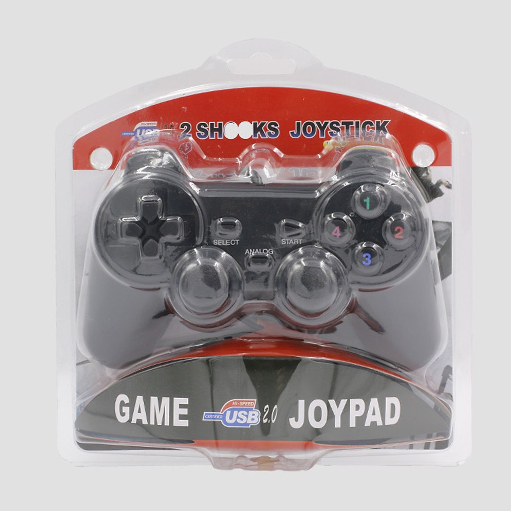 Tay Cầm Chơi Game Pc Đầu Usb Có Rung, Joystick.
