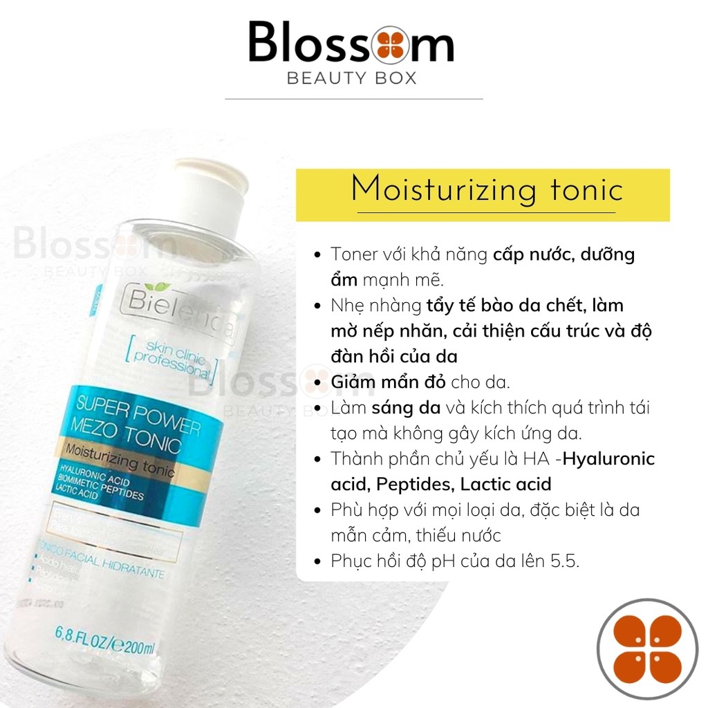 TONER BIELENDA (XANH DƯƠNG) CẤP ẨM LÀM MỊN NẾP NHĂN