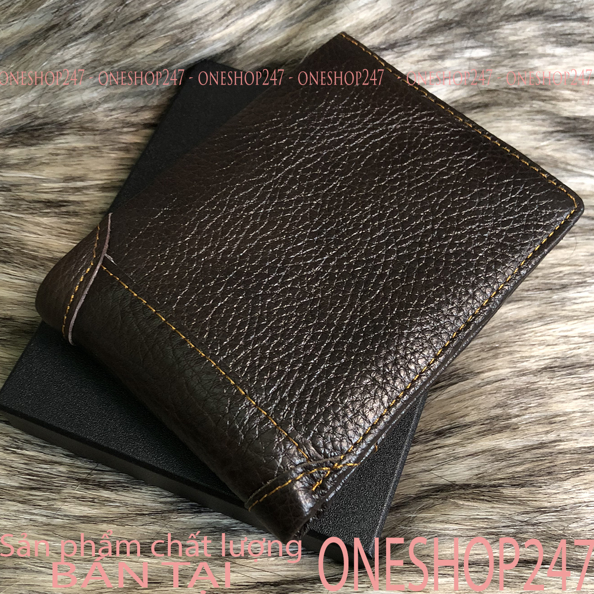 Bóp da Ví da bò thật 100% bền rẻ đẹp ReB15V REQUA SHOP