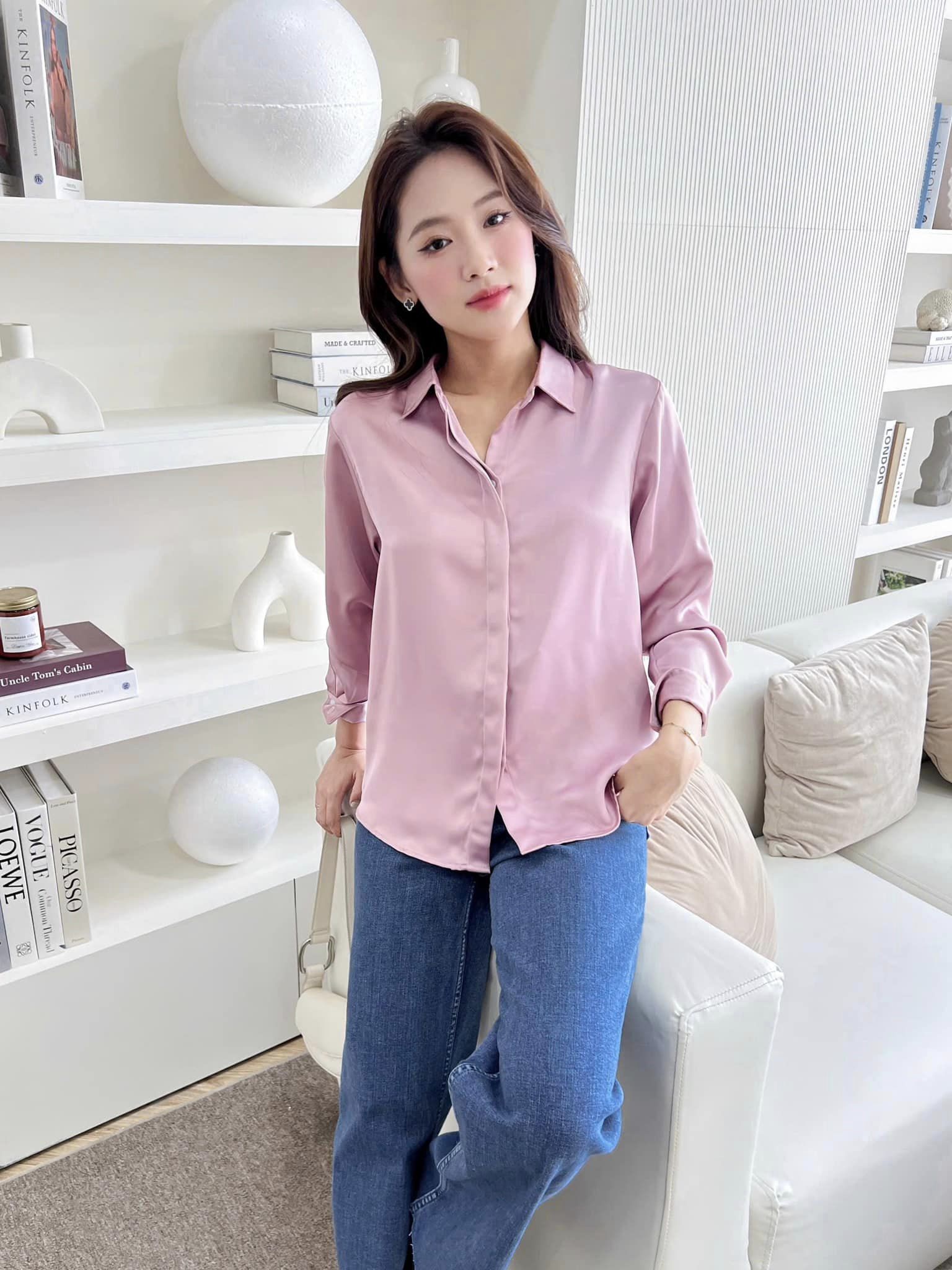 Envy Shirt - Loose-Fitting Silk Shirt