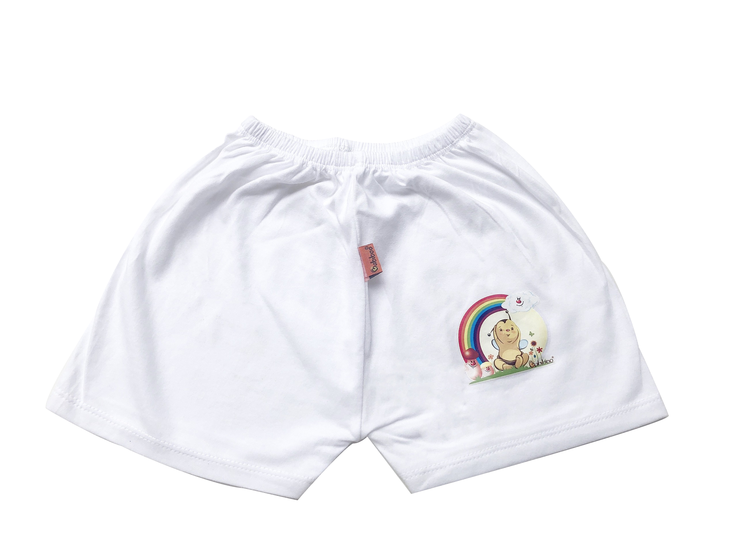 Quần ngắn cotton sơ sinh Babiboo