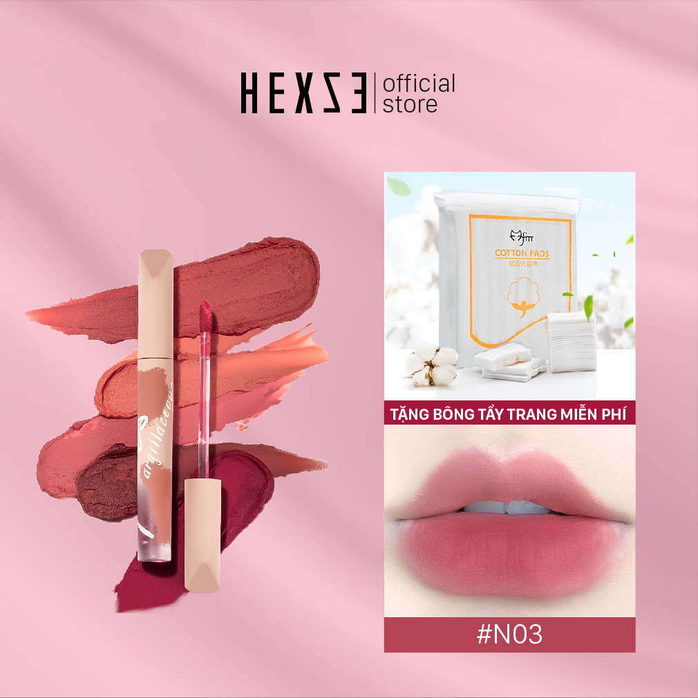 Son kem HEXZE MATTE LIP MUD