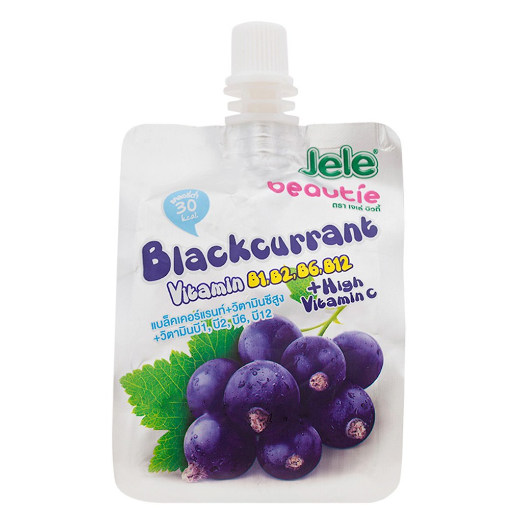 [HCM][CHÍNH HÃNG] Combo 3 Gói Nước Trái Cây Thạch Blackcurrant Jele Beautie (150g x 3 Gói)