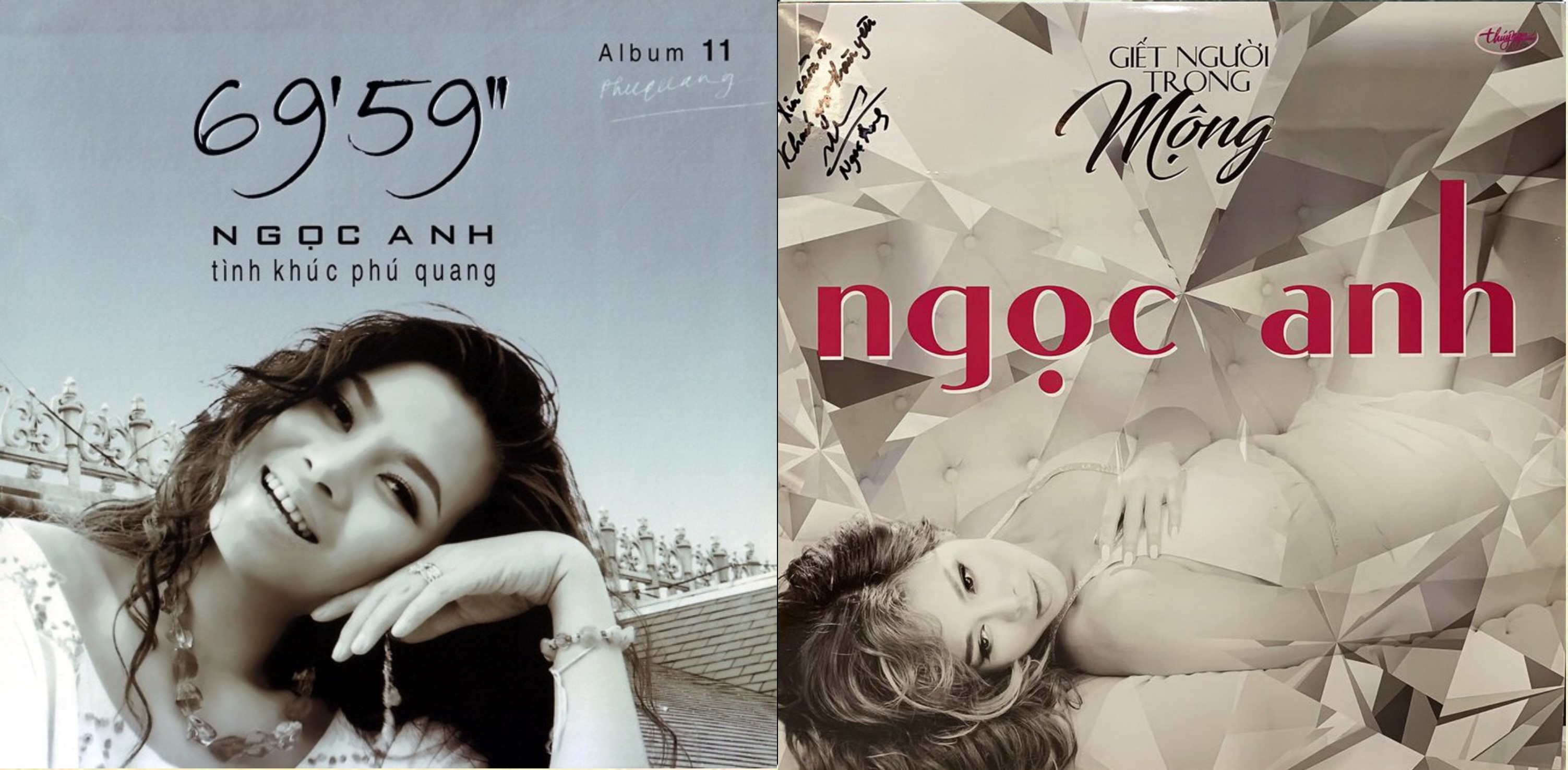2 đĩa cd ngọc anh