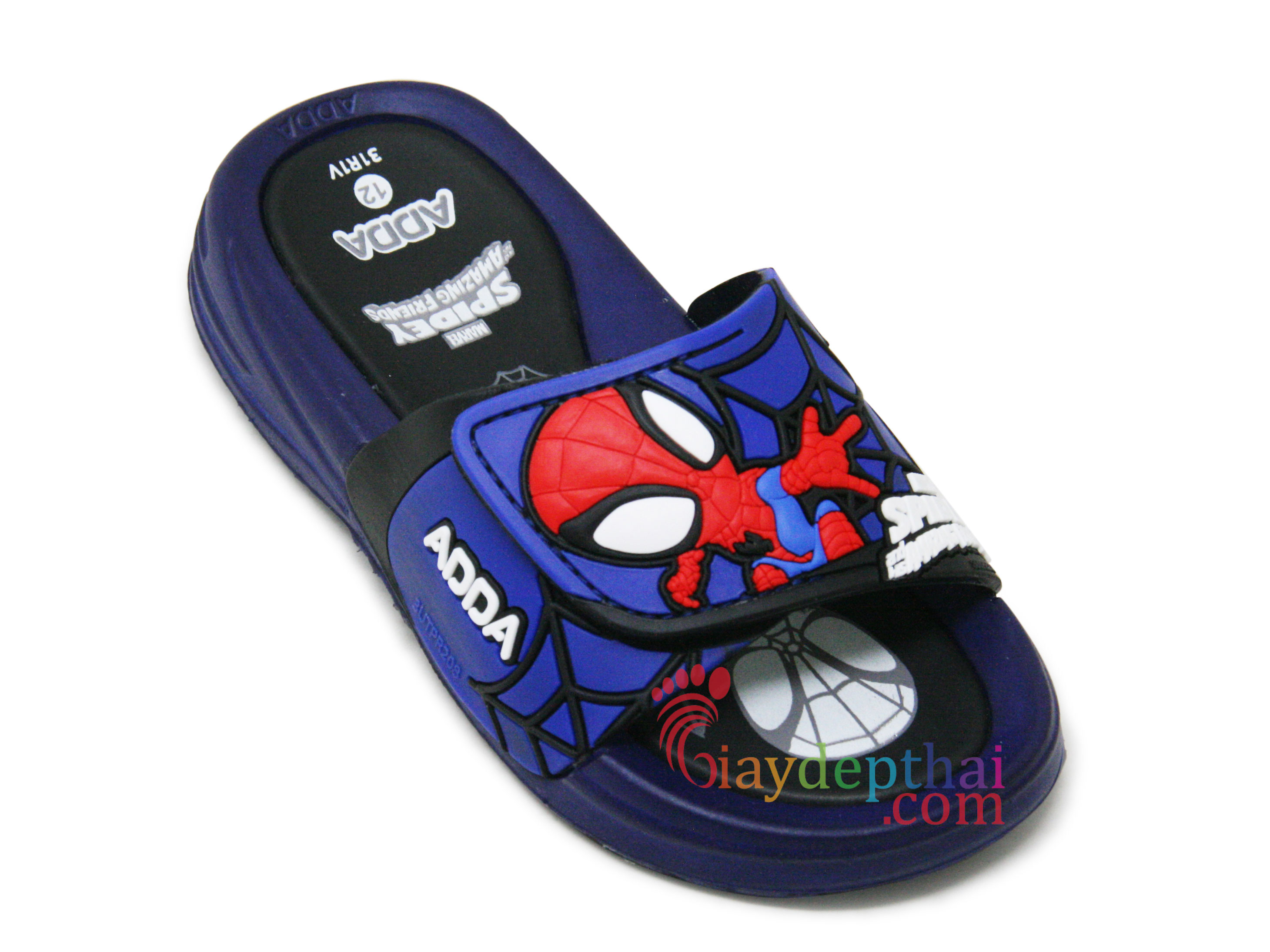 Dép Thái Lan Bé Trai Siêu Nhân Người Nhện 3D Adda 31R1V
