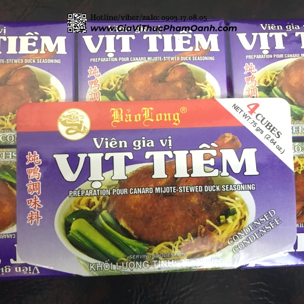 Stewed duck "vịt tiềm Soup Seasoning cube