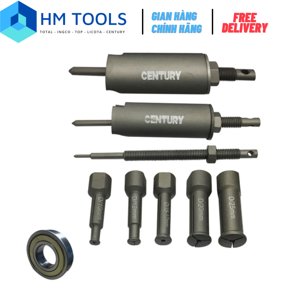 [2021] Bộ Cảo Bạc Đạn gồm (8 Chi Tiết) CENTURY - THÉP KHÔNG GỈ CAO CẤP