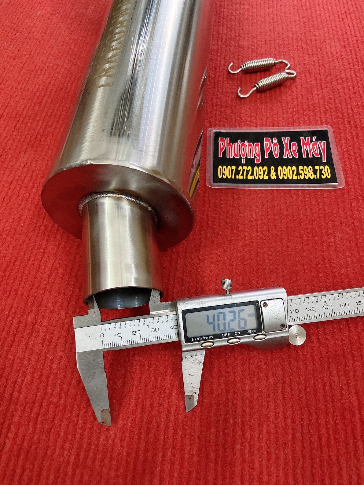 [HCM] Pô lon CBR full INOX 304 dành cho mọi XE MÁY [ NEW ]