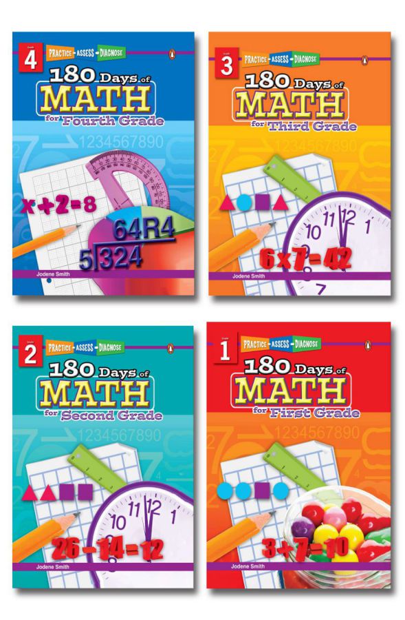 [Trọn Bộ] 180 Days of Math – (Grade 1-4)  [Trọn Bộ] 180 Days of Math