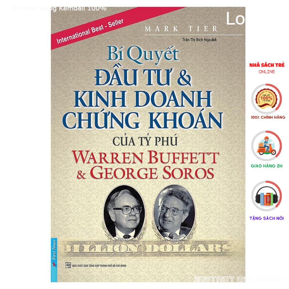 Sách first news - bí quyết đầu tư & kinh doanh chứng khoán của tỷ phú warren buffett và george soros