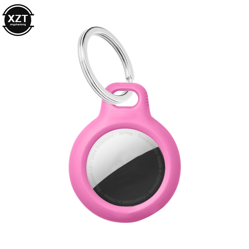 ♈❈▤ Secure Holder with Strap for Apple Airtag Case Protective Cover Bumper Tracker Accessories Anti-scratch Keychain Air tag case
