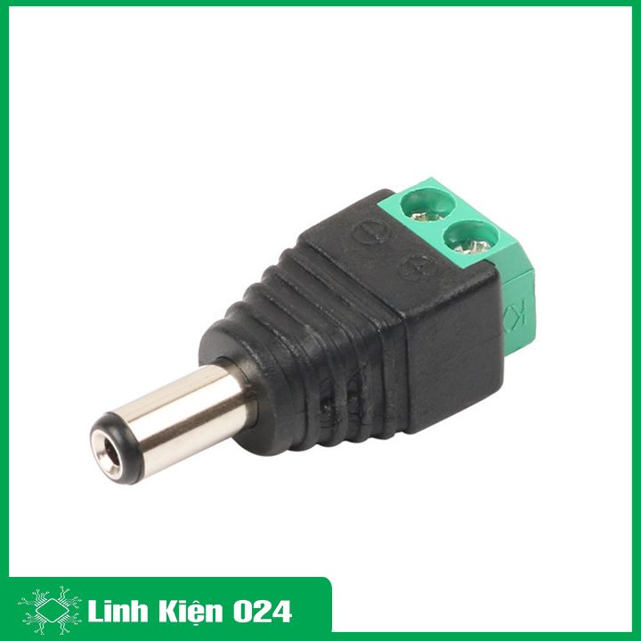 Jack nối nguồn DC đực 5.5x2.1mm