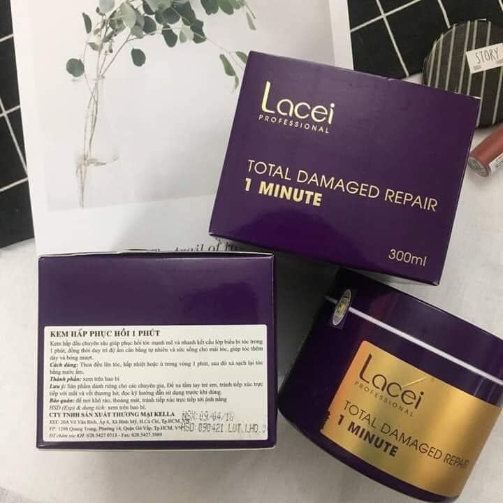 Kem ủ tóc phục hồi 1 phút LACEI (hấp dầu Lacei)