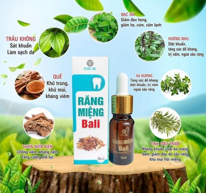 Tinh dầu răng miệng BAli