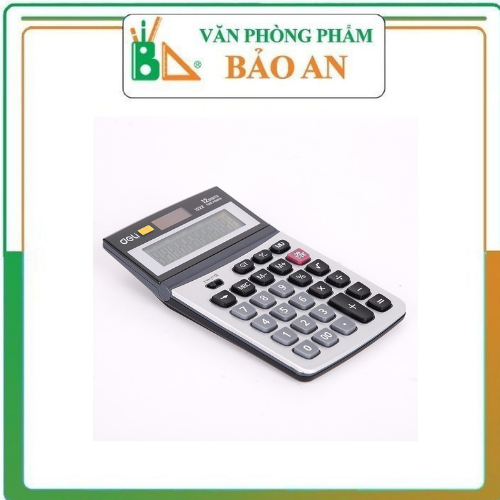 Máy tính kỹ thuật 12 số Deli, Bạc E1222