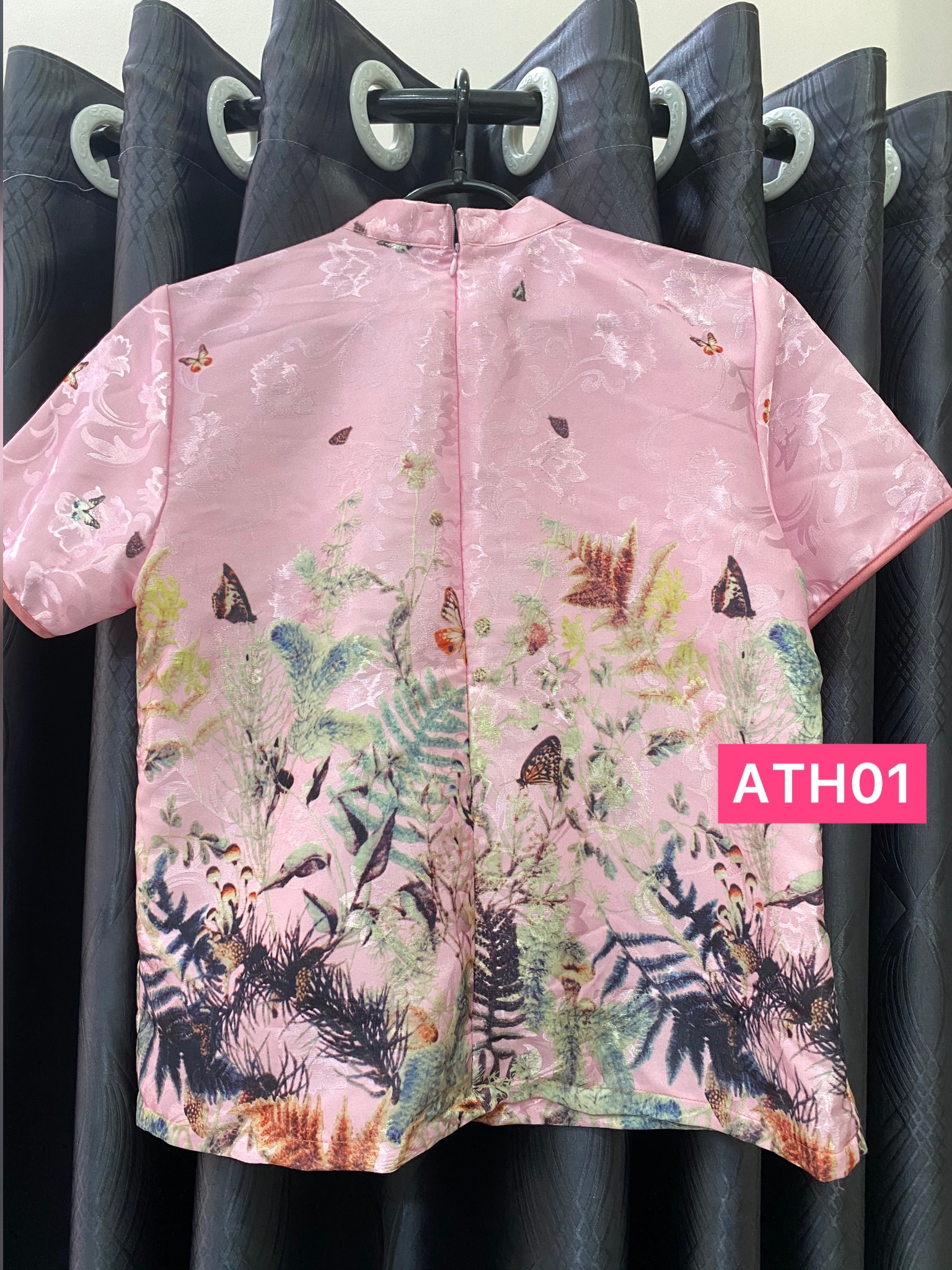 Áo Gấm Cổ Tàu
