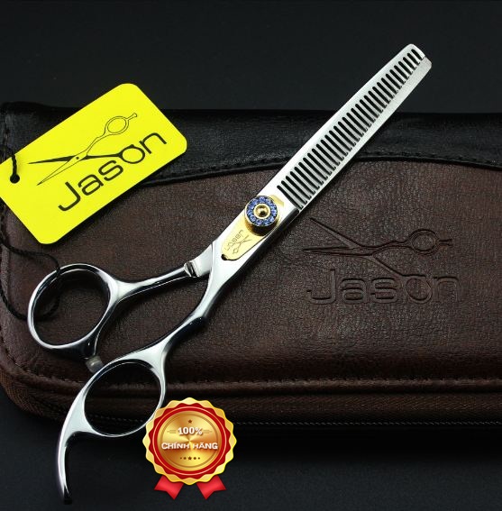 Bộ kéo cắt tóc JASON HA 04 (Tặng bao da và chỉnh kéo khi mua 2 cây )