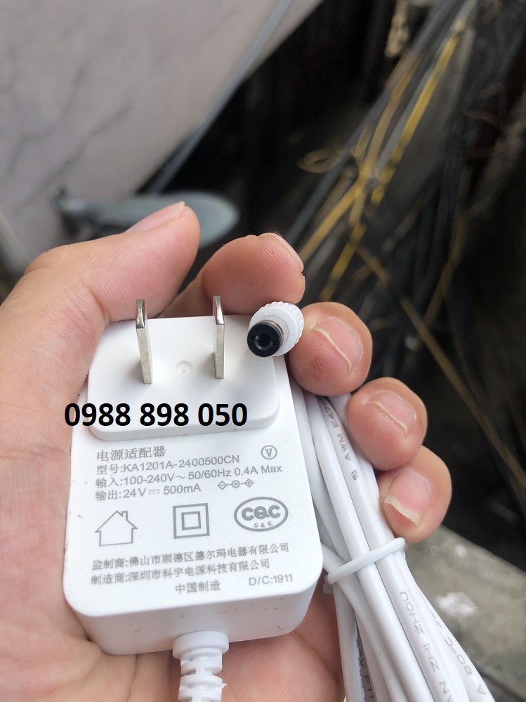 dây sạc 24v 500ma máy hút bụi cầm tay deema zin