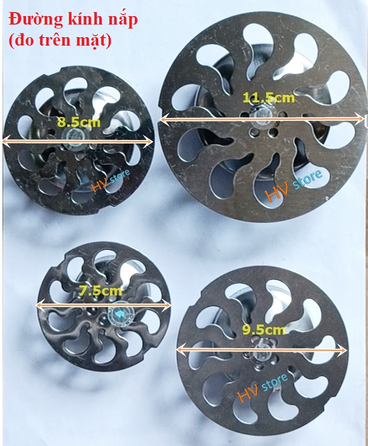Nắp ga thoát sàn tròn các kích cỡ (tự chọn)