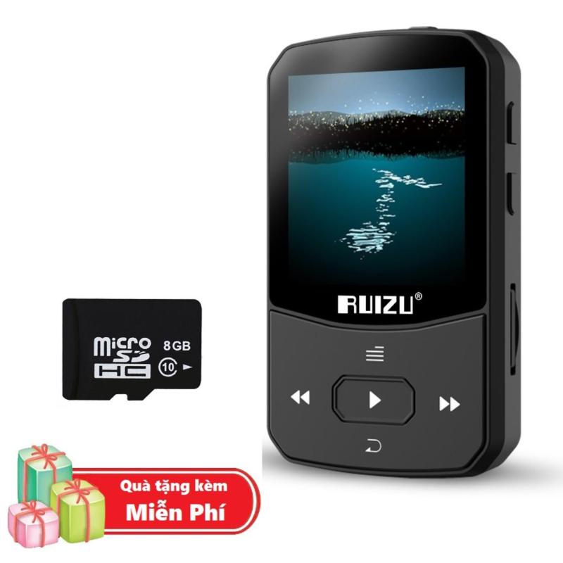 ( Quà tặng Thẻ nhớ Micro SD 8G ) Máy Nghe Nhạc MP3 Bluetooth Ruizu X52 Bộ Nhớ Trong 8GB Cao Cấp - Máy nghe nhạc Lossless Bluetooth Ruizu X52