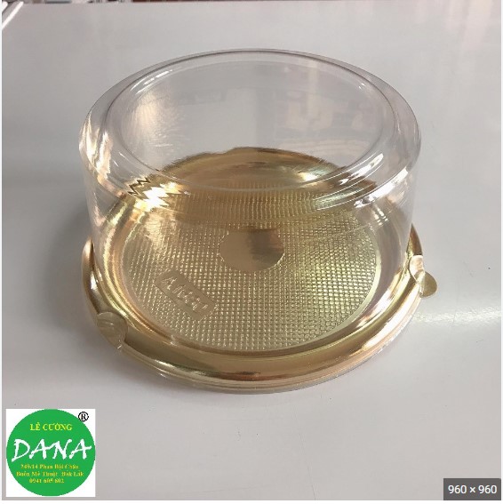 Hộp Nhựa Đế Vàng 14 cm - A1680 ( set 10 cái )