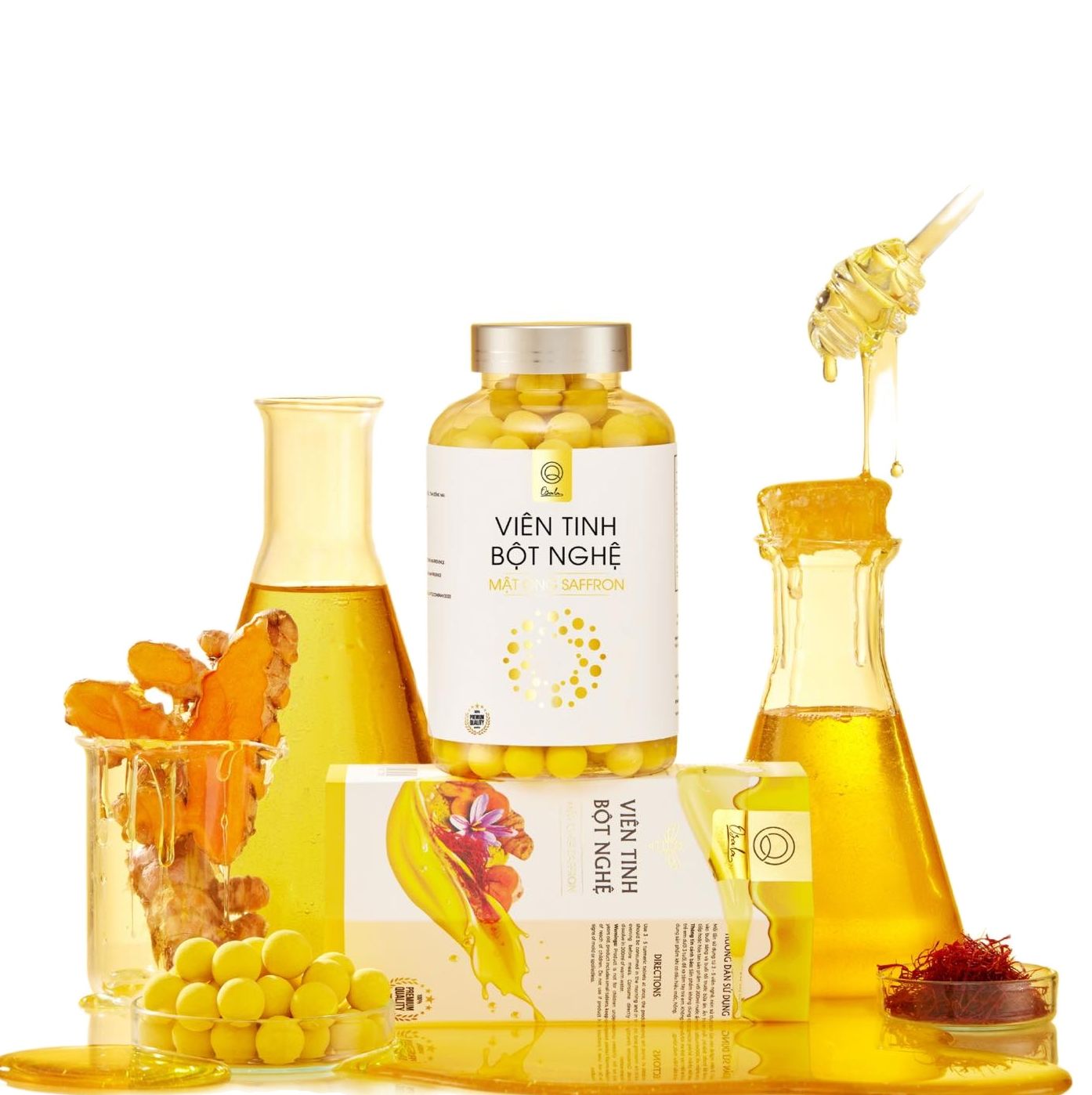 Viên TInh Bột Nghệ Mật Ong Saffron Osala