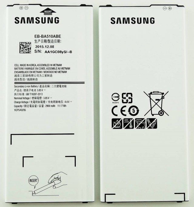 Pin Samsung A5 2016 A510