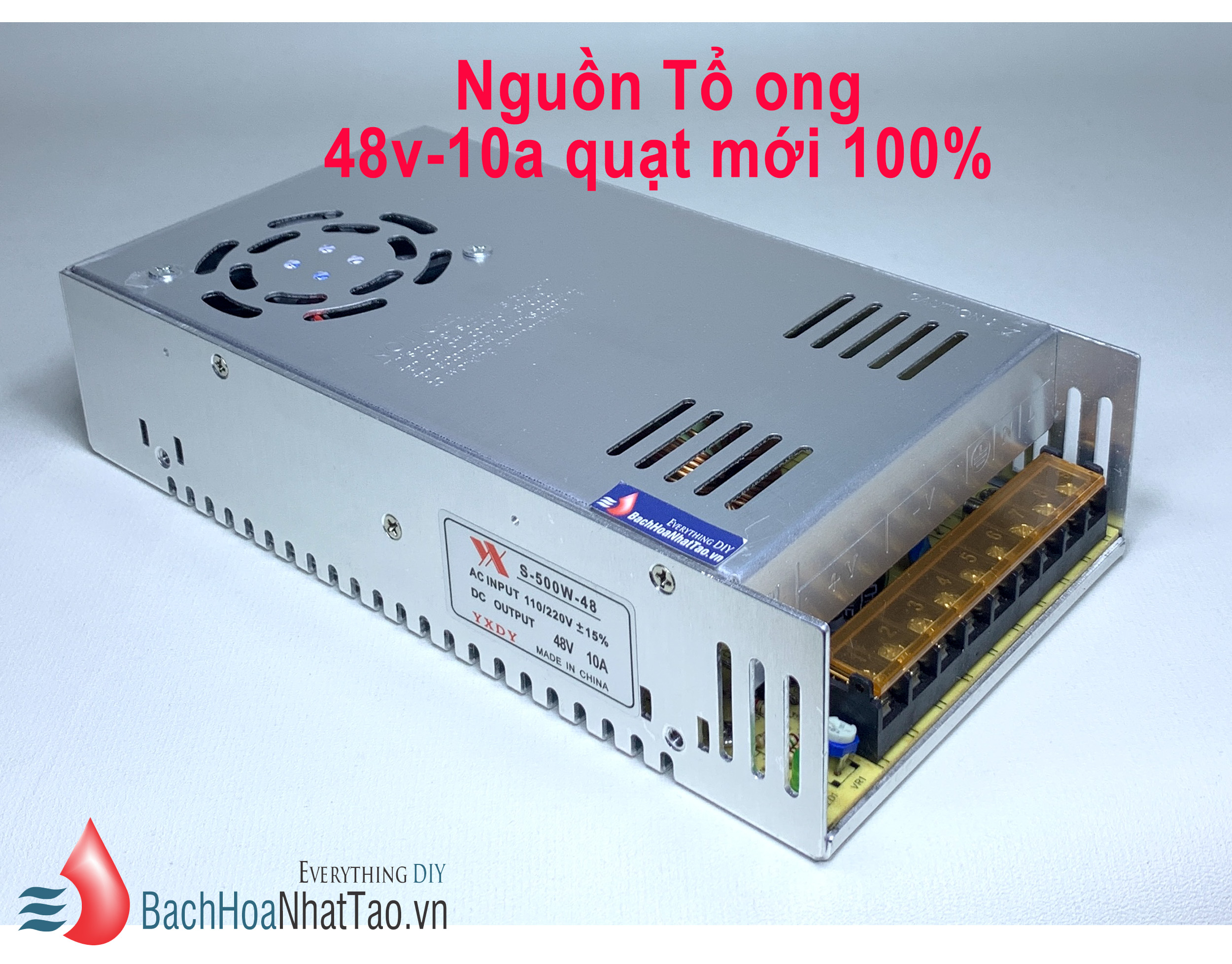 Nguồn tổ ong 48V 10A S500W mới 100%