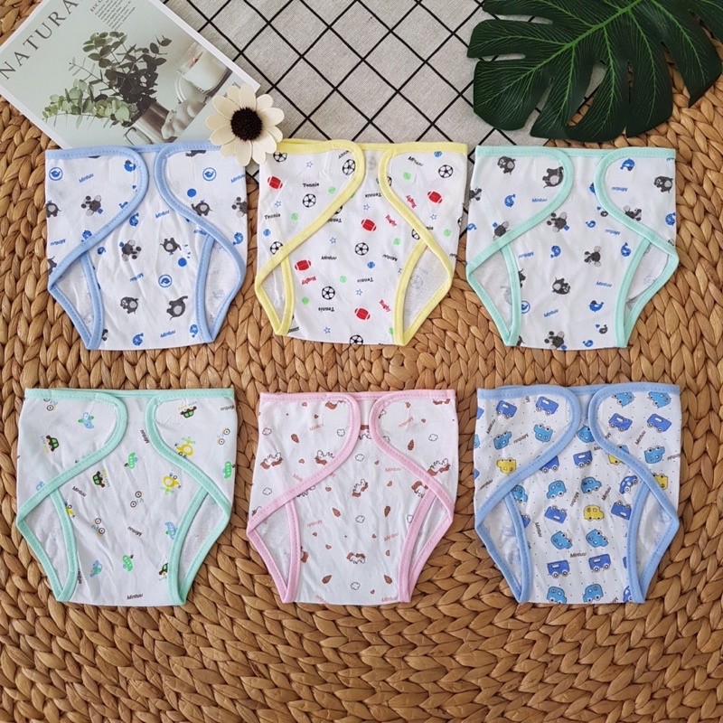 [HCM]Tã vải dán cotton cho bé sơ sinh