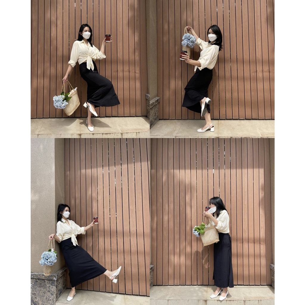 Sơ Mi Lụa Satin Nueye | 2210 | Lana Official