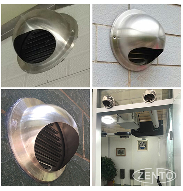 chụp thông hơi inox phi 150 125