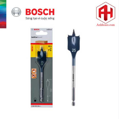 Mũi khoét gỗ đuôi cá bosch selfcut 25x152mm 2608595494
