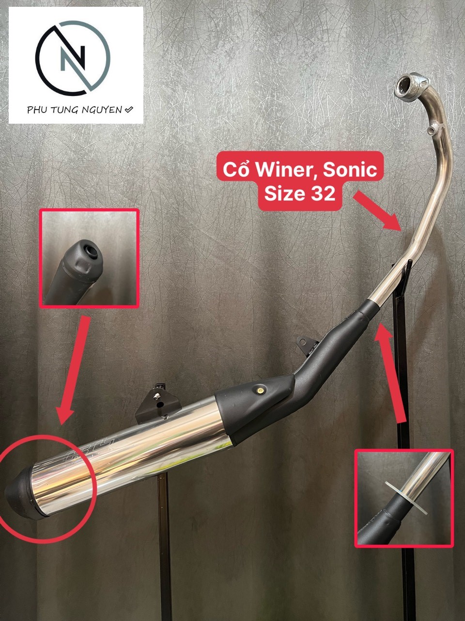 Pô tăng sonic gắn winner, winner x, ex150