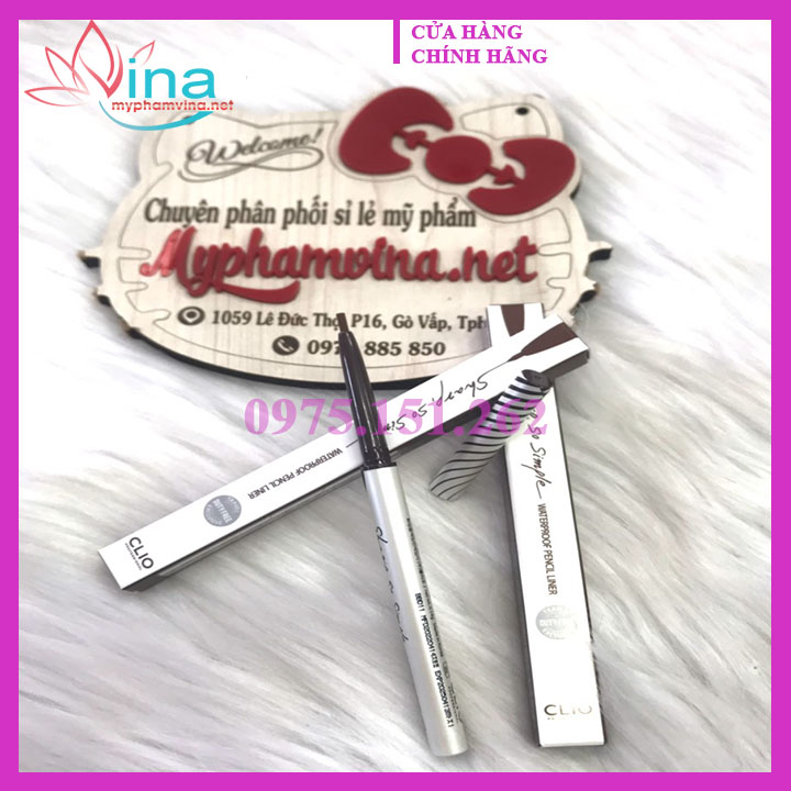 SÁP KẺ MẮT CHỐNG NƯỚC CLIO SHARP SO SIMPLE WATERPROOF PENCIL LINER