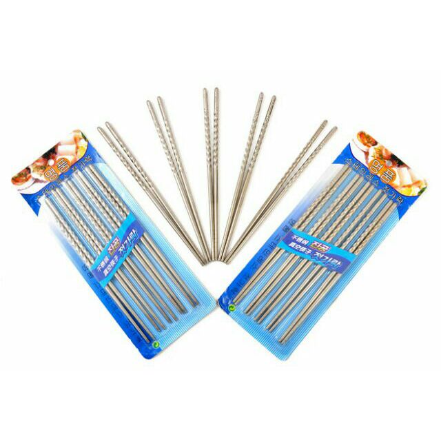 COMBO 20 ĐÔI Đũa inox bền đẹp