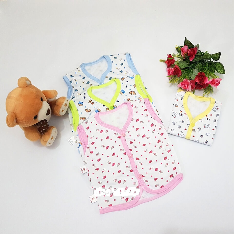 ÁO GILE 2 LỚP CHO BÉ SƠ SINH - 6 THÁNG